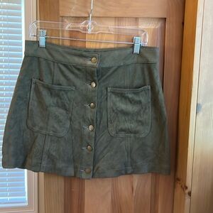 Altar'd State suede mini skirt